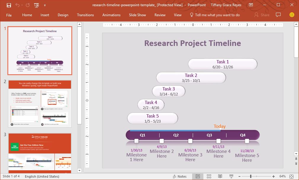 Animated Timeline Game Powerpoint Template Fppt